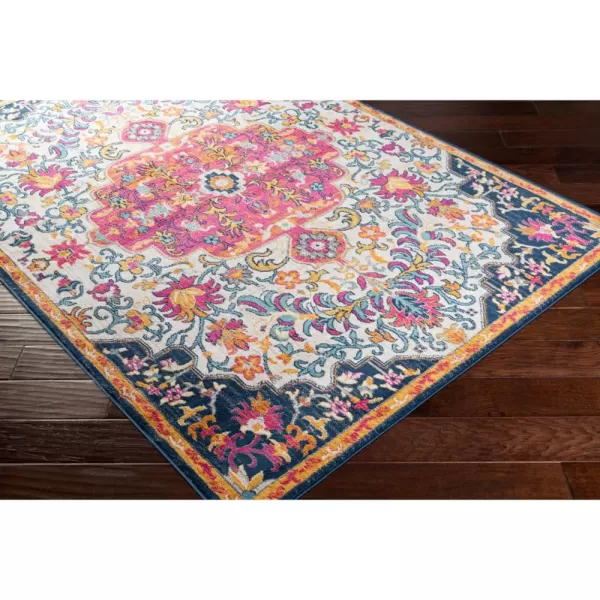 imageLivabliss Carldale Vintage Medallion Area Rug53quot x 71quotPinkPink