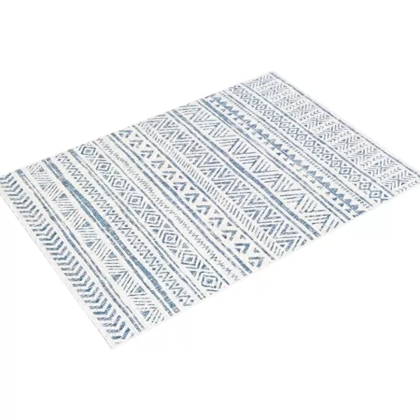 imageLivabliss Esperanza Outdoor Area Rug53quot x 77quotBlueWhite