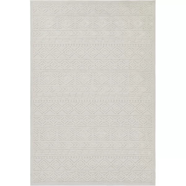 imageLivabliss Keshori Outdoor Bohemian Area Rug 53quot x 73quot Cream