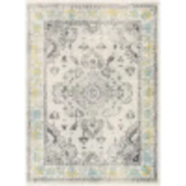 imageMartino Classic Medallion Area RugLight Gray