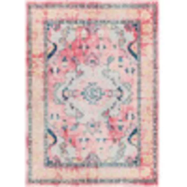 imageMartino Classic Medallion Area RugLight Pink