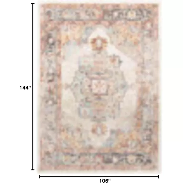 imageArtistic Weavers Solk Vintage Medallion Area Rug53quot x 73quotKhakiKhaki