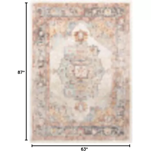 imageArtistic Weavers Solk Vintage Medallion Area Rug53quot x 73quotKhakiKhaki