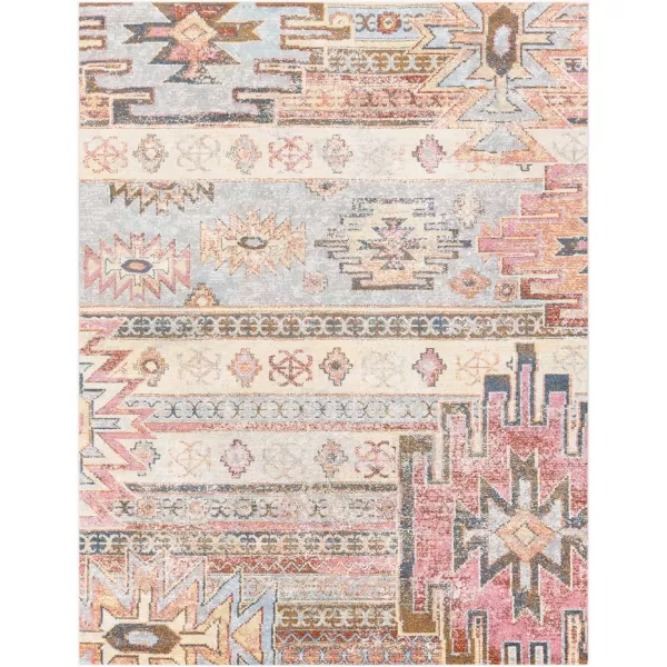 imageLivabliss Ashens Rustic Area Rug53quot x 73quotDenimBeige