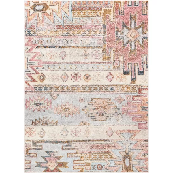 imageLivabliss Ashens Rustic Area Rug53quot x 73quotDenimBeige