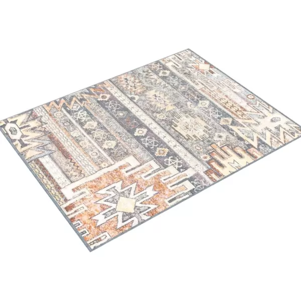 imageLivabliss Ashens Rustic Area Rug53quot x 73quotDenimDenim