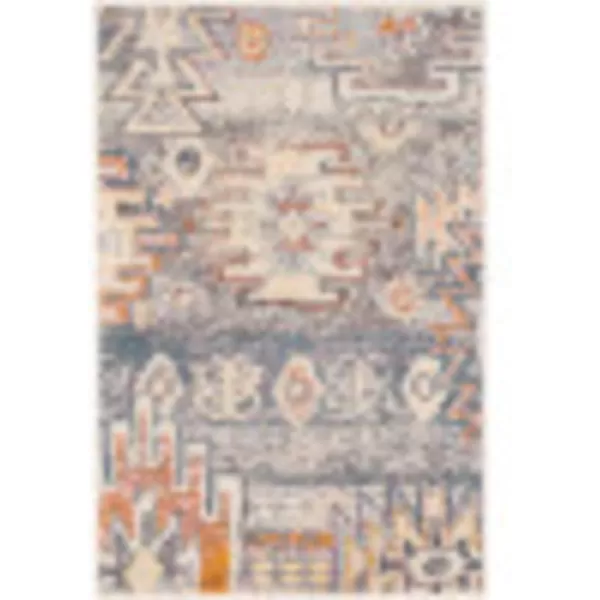 imageLivabliss Ashens Rustic Area Rug53quot x 73quotDenimDenim