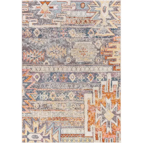 imageLivabliss Ashens Rustic Area Rug53quot x 73quotDenimDenim