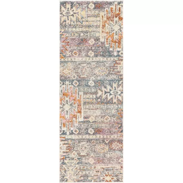 imageLivabliss Ashens Rustic Area Rug53quot x 73quotDenimDenim