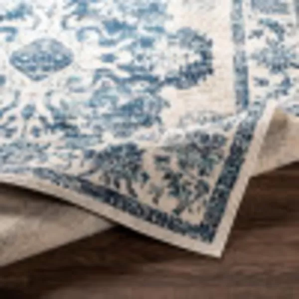 imageLivabliss Delney Oriental Area Rug53quot x 71quotYellowBlue