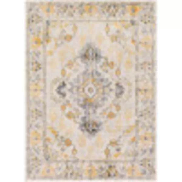 imageLivabliss Delney Oriental Area Rug53quot x 71quotYellowYellow