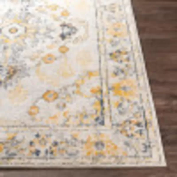 imageLivabliss Delney Oriental Area Rug53quot x 71quotYellowYellow