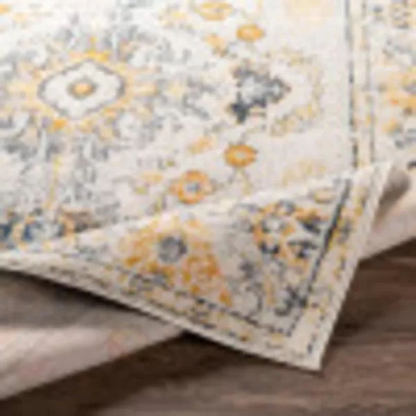 imageLivabliss Delney Oriental Area Rug53quot x 71quotYellowYellow