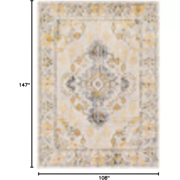 imageLivabliss Delney Oriental Area Rug53quot x 71quotYellowYellow