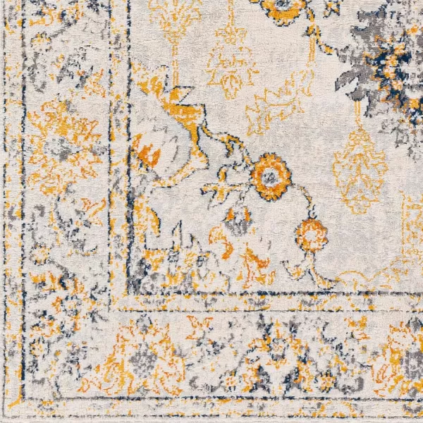 imageLivabliss Delney Oriental Area Rug53quot x 71quotYellowYellow