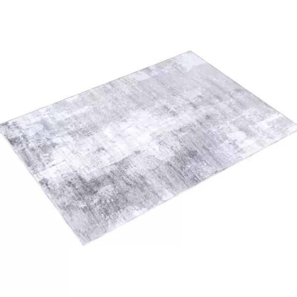 imageLivabliss Houda Modern Abstract Area Rug 53quot x 73quot Silver GraySilver Gray