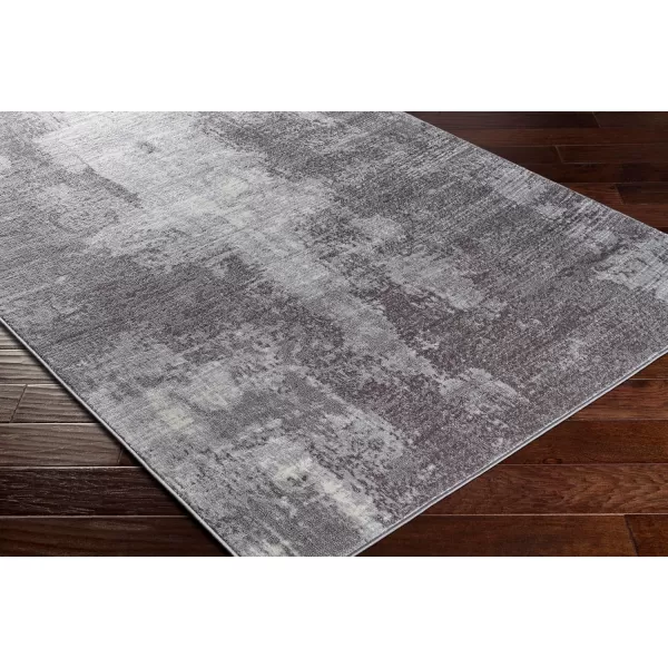 imageLivabliss Houda Modern Abstract Area Rug 53quot x 73quot Silver GraySilver Gray