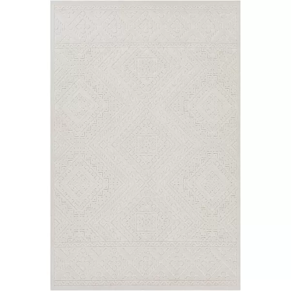 imageLivabliss Ivor Outdoor Textured Area Rug53quot x 73quotCream67 x 9