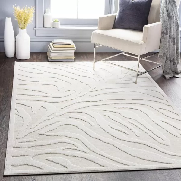 imageLivabliss Zandy Outdoor Textured Area Rug 53quot x 73quot Cream710 x 10