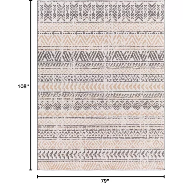 imageArtistic Weavers Bohemian Moroccan Olea Area Rug 7 ft 10 in x 10 ft ButterGrayButterGray