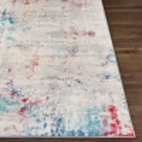 imageArtistic Weavers Doria Modern Abstract Area Rug710quot x 103quotBlueDark RedBlueDark Red