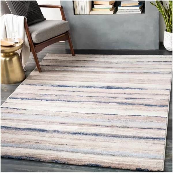 imageArtistic Weavers Robin Modern Striped Area Rug53quot x 71quotIvoryIvory