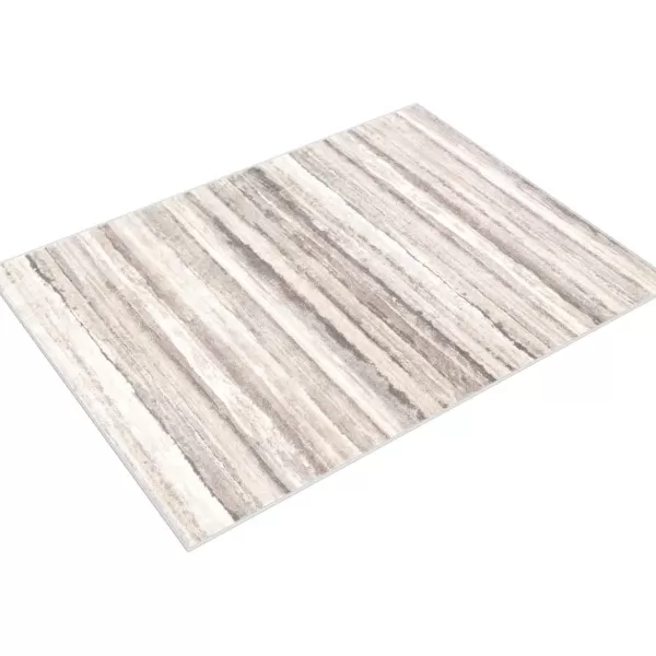 imageArtistic Weavers Robin Modern Striped Area Rug53quot x 71quotIvoryMedium Gray