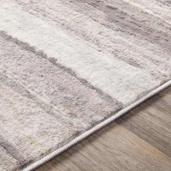 imageArtistic Weavers Robin Modern Striped Area Rug53quot x 71quotIvoryMedium Gray