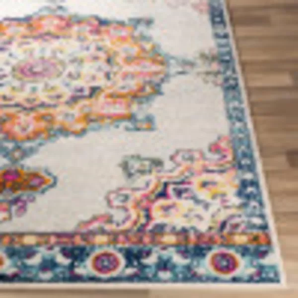 imageLivabliss Alyssia Vintage Medallion Area Rug710quot x 103quot OrangeOrange