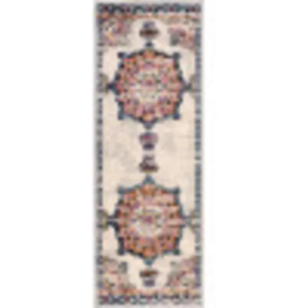 imageLivabliss Alyssia Vintage Medallion Area Rug710quot x 103quot OrangeOrange