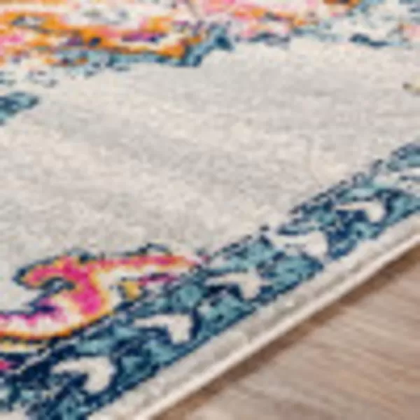 imageLivabliss Alyssia Vintage Medallion Area Rug710quot x 103quot OrangeOrange