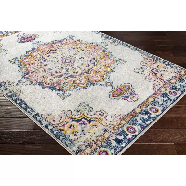 imageLivabliss Alyssia Vintage Medallion Area Rug710quot x 103quot OrangeOrange