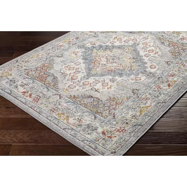 imageLivabliss Anja Oriental Medallion Area Rug710quot x 103quotTaupeGrey