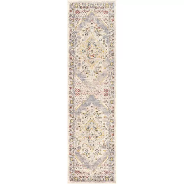 imageLivabliss Anja Oriental Medallion Area Rug710quot x 103quotTaupeTaupe