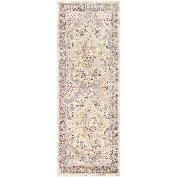 imageLivabliss Anja Oriental Medallion Area Rug710quot x 103quotTaupeTaupe