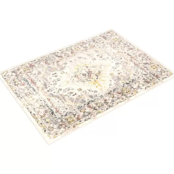 imageLivabliss Anja Oriental Medallion Area Rug710quot x 103quotTaupeTaupe