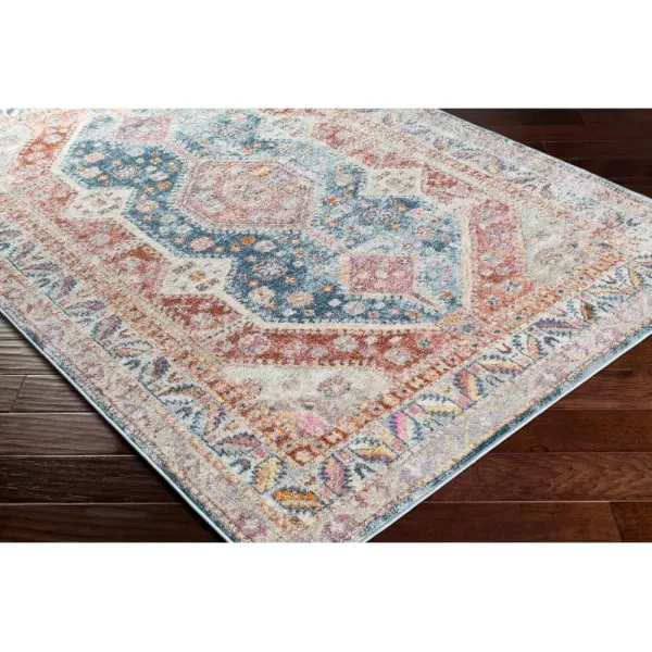 imageLivabliss Brogan Vintage Rustic Area Rug710quot x 103quotIvoryBlueRust