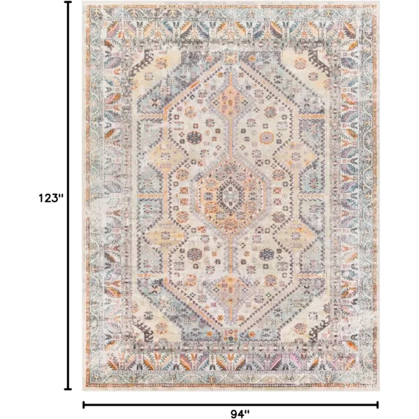 imageLivabliss Brogan Vintage Rustic Area Rug710quot x 103quotIvoryIvory