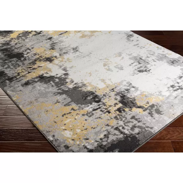 imageLivabliss Cantrell Modern Abstract Area Rug53quot x 77quot5 x 8Black2 x 211