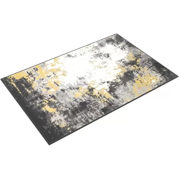 imageLivabliss Cantrell Modern Abstract Area Rug53quot x 77quot5 x 8Black2 x 211