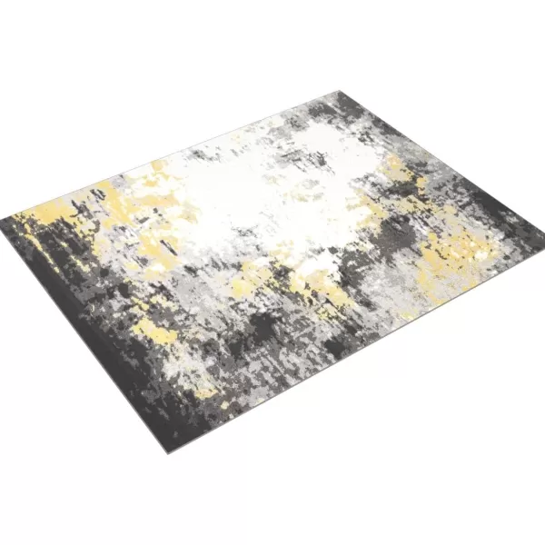 imageLivabliss Cantrell Modern Abstract Area Rug53quot x 77quot5 x 8Black710 x 10