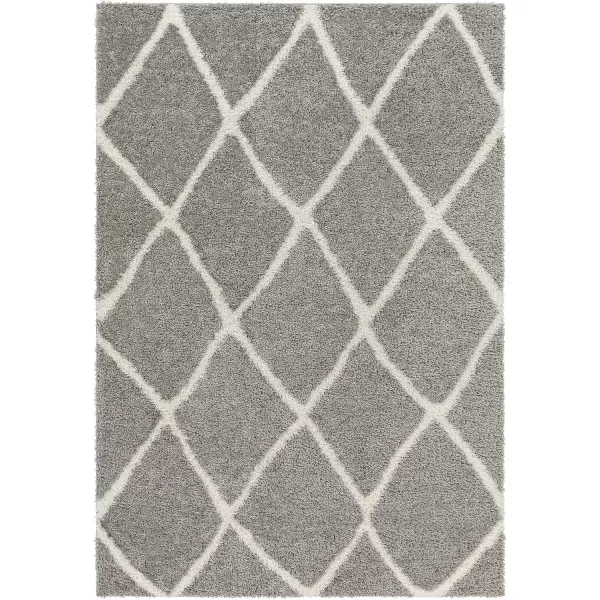 imageLivabliss Cloudy Shag Modern Area Rug53quot x 7Light Brown53 x 7