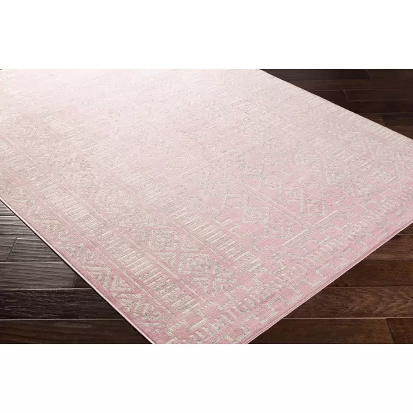 imageLivabliss Dianne Global Tribal Area Rug710quot x 102quotPale PinkCreamPale Pink  Cream