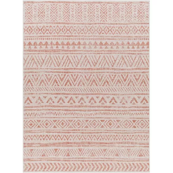 imageLivabliss Eagean Global Tribal Outdoor Area Rug53quot x 77quot GreenPink