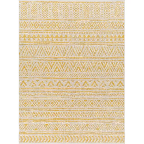 imageLivabliss Eagean Global Tribal Outdoor Area Rug53quot x 77quot GreenYellow