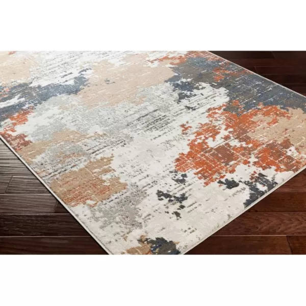 imageLivabliss Geneva Modern Abstract Area Rug710quot x 102quotTerracotta