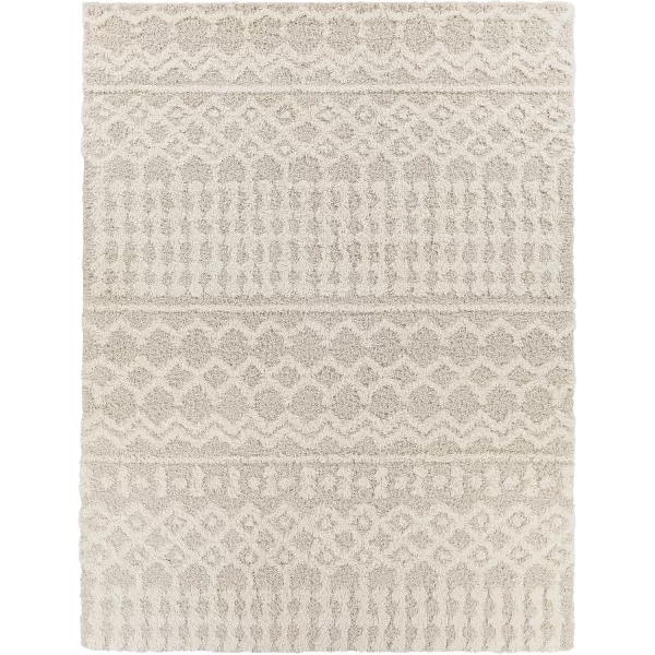 imageLivabliss Hapsburg Moroccan Shag Area Rug 67quot Square BeigeBeige