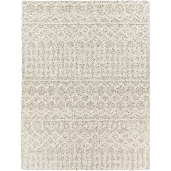 imageLivabliss Hapsburg Moroccan Shag Area Rug 67quot Square BeigeBeige