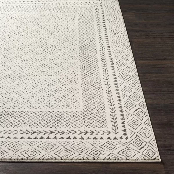 imageLivabliss Melodie Boho Farmhouse Area Rug67quot SquareBeige10 x 14