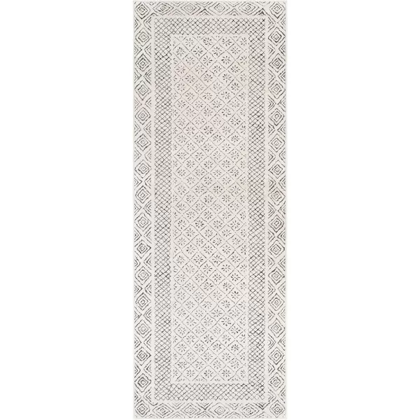 imageLivabliss Melodie Boho Farmhouse Area Rug67quot SquareBeige27 x 73